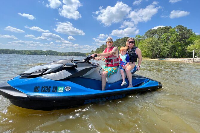 1.5 hour Jordan Lake Sea Doo Rental - up to 3 people/1 jetski - Excited to try jet skiing on Jordan Lake? Here’s what you need to know about the 1.5-hour Sea Doo rental offered by LETTS GO Watersports. Whether you’re after high-speed adventure or a relaxed exploration of the shoreline, this tour promises a fun-filled, hassle-free experience. It’s designed for groups of up to three, with modern, brightly colored Sea Doo models that appeal to both beginners and seasoned water enthusiasts.