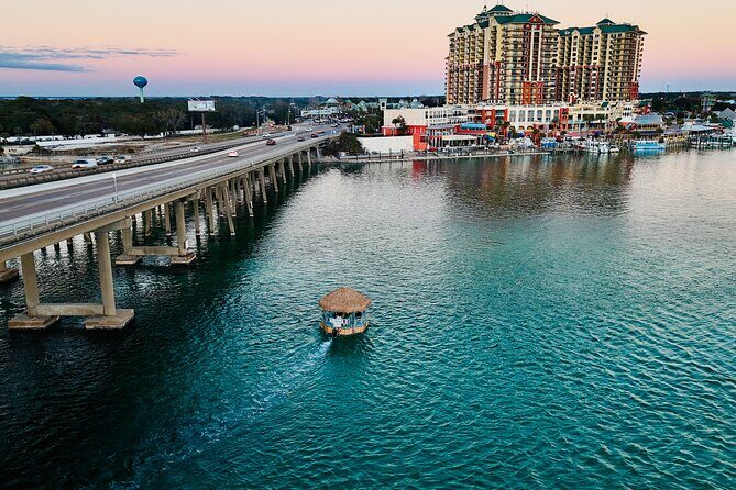 1.5 Hour Tiki Boat Harbor and Dolphin Cruise Destin FL - Key Points