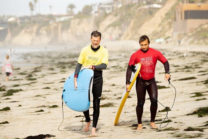 1 Day Adult Surf Retreat in San Diego - Key Points