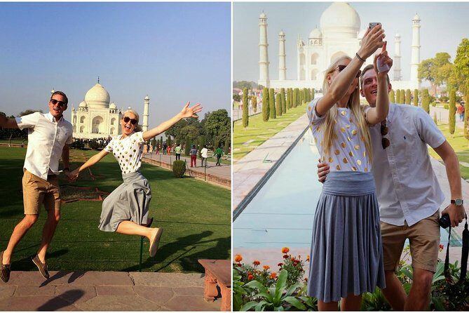 1 Day Delhi and 1 Day Agra Tour by Car - All inclusive Tour - Key Points