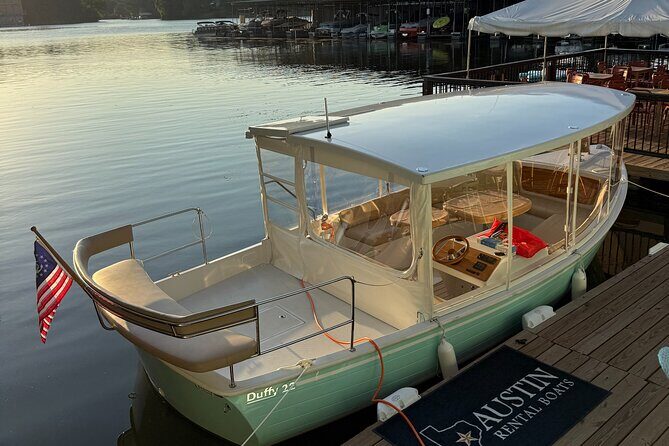 1 Hour Private Electric Duffy Cruise on Lake Austin - Introducing the 1-Hour Private Electric Duffy Cruise on Lake Austin