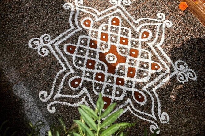 1-Hour Traditional Kolam Art class using Colored Flour with Guide - A Deep Dive into the Experience