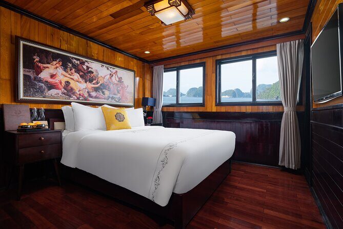 1 night Halong Bay Cruise-Titov Island,Surprise Cave,kayak,meals - FAQs