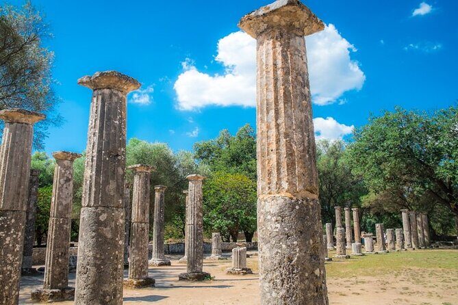 10 Day Group Tour, Mycenae, Delphi, Meteora, Santorini & Mykonos - The Sacred Space of Delphi