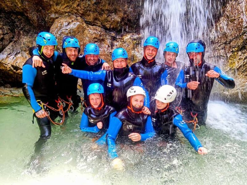 100% WET EXPERIENCE 3-Hour Beginner's Canyoning Trip - An In-Depth Look at the 3-Hour Canyoning Experience in Slovenia