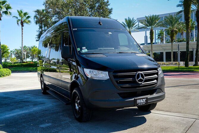 14 Passengers Van private Transfer to/From Port Canaveral Cruises - Key Points