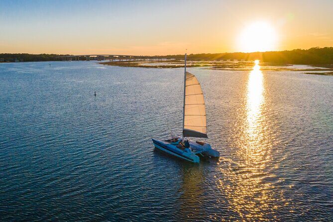 2.5 Hour Private Sunset Fireworks Sail - A Romantic and Fun Night on Hilton Head’s Water: The 2.5 Hour Private Sunset Fireworks Sail