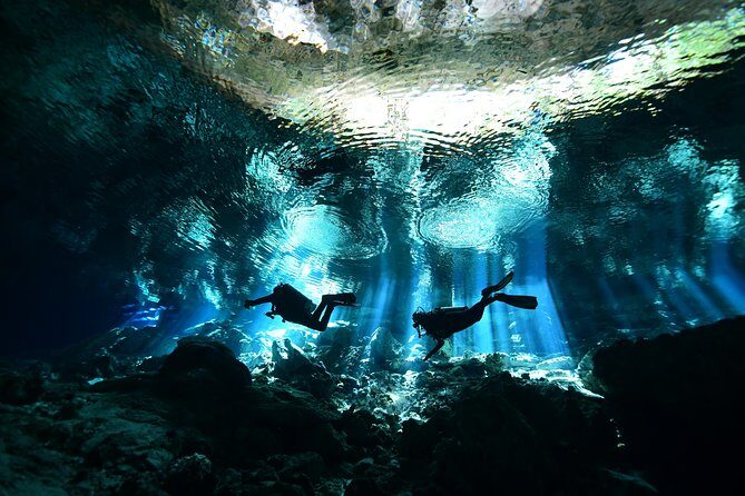 2 dives in Cenote Dos ojos Certified Divers - Key Points