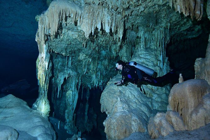 2 dives in Cenote Dos ojos Certified Divers - FAQs