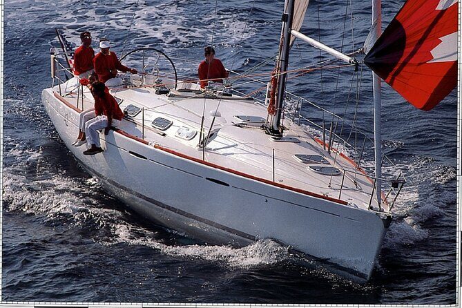 2-hour sunset tour by sailboat with aperitif. - Key Points