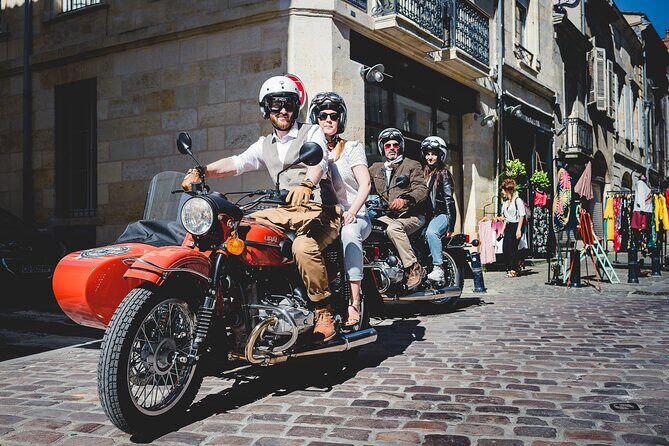 2 in 1 - Visit of Bordeaux and excursion in a vineyard - A Detailed Look at the Bordeaux 2-in-1 Sidecar Tour