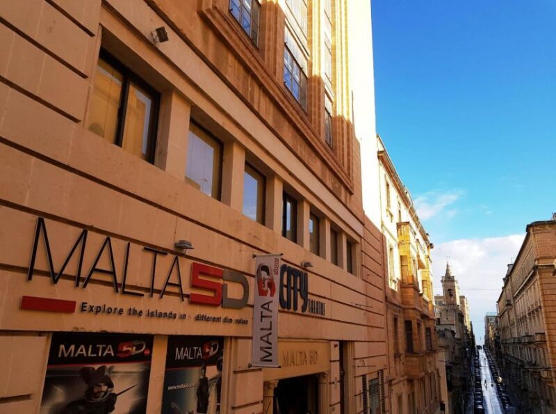 20-Minute Audio-Visual Show + Optional Valletta Audio Guide - Key Points