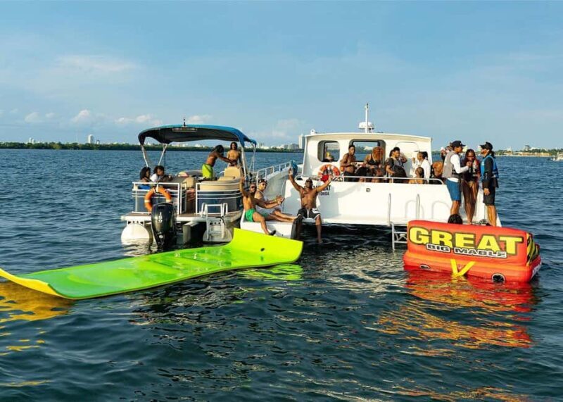 3 Hour Party Boat with Jet Ski Banana Boat & Open Bar Miami - The Water Activities: A Closer Look