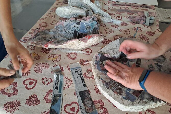 3 Hours Art Creation: Papier-mâché in the Studio in Pietrasanta - The Sum Up