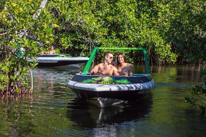 3 in 1 Jungle Speedboat and Snorkeling in Cancun - Key Points
