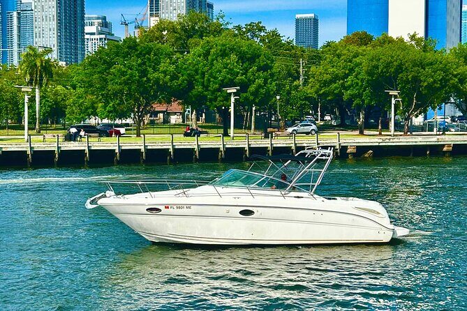 31-foot Miami Private Boat Rental for 12 People - Key Points