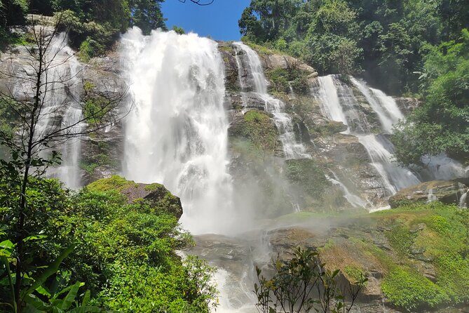 4 EXPERIENCES DAY TRIP. Sticky waterfalls, Elephants, Wat &Market - Exploring Chiang Mai: A Deep Dive into the 4 Experiences Day Trip
