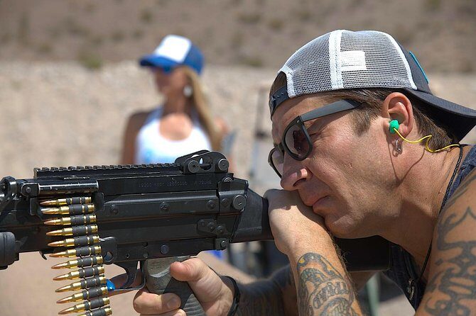 4 Gun Desert Shooting Adventure with Lunch - Key Points