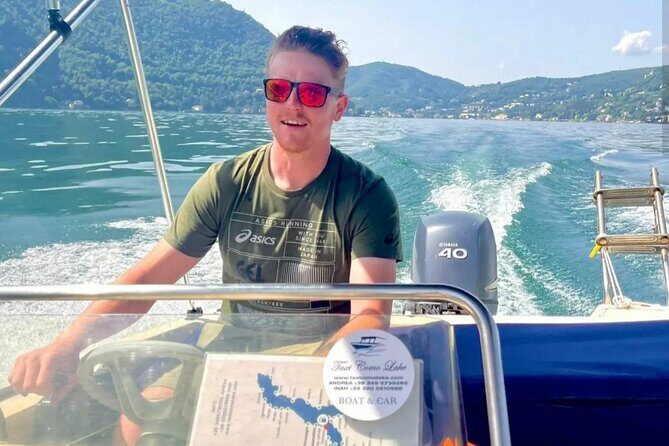 4 Hours Boat Rental Without License 40hp Engine on Lake Como - The Value of the Experience