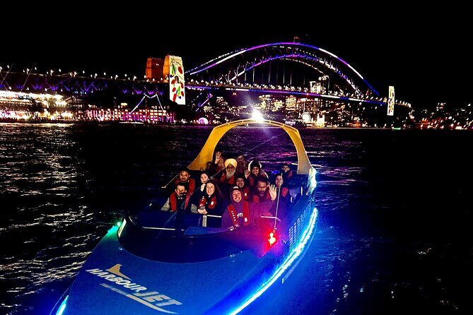 45-Minute Vivid Sydney Scenic Jet Boat Cruise Tour - Key Points