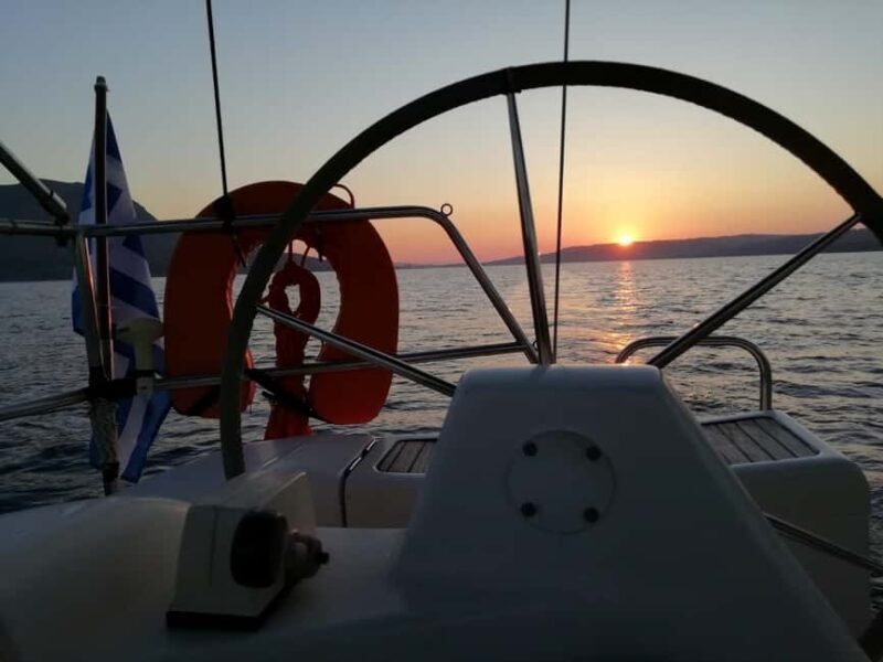 5 hrs Sail in Chania: sailing, swimming, lunch and drinks - Key Points