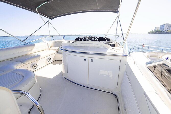 50ft 1 Hour FREE | Miami Yacht Rental | 2 to 6 Hours | 13 People - What’s Included and What to Expect