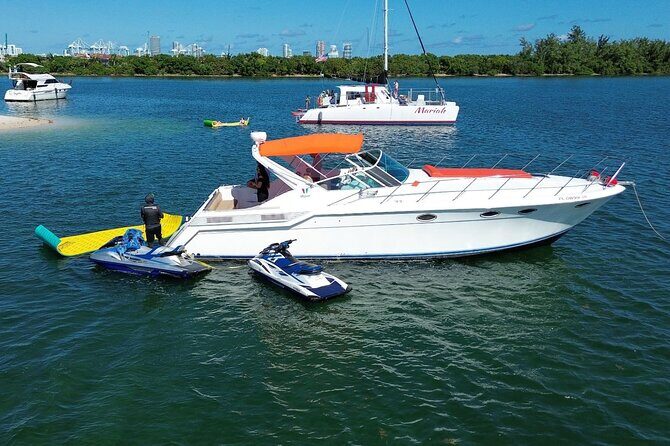 50ft Orange Searay Miami Yacht Rental - Key Points