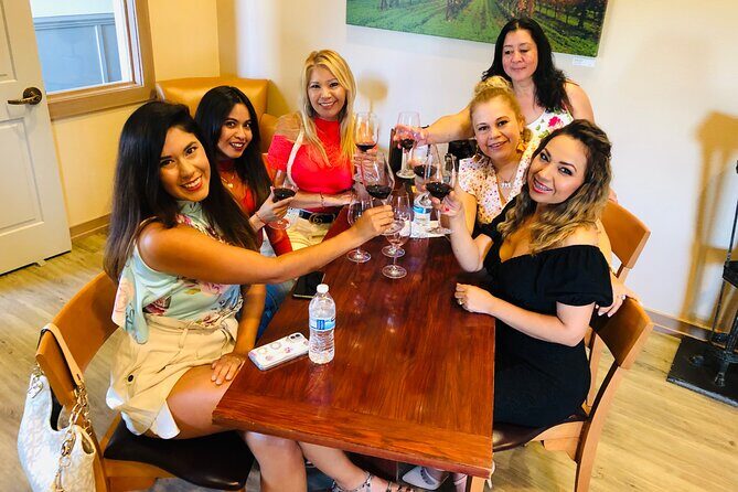 8 Hours 12 Passengers limo bus for Napa or Sonoma wine tour - Key Points