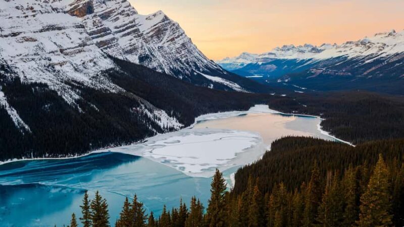 Abraham IceBubble, Peyto, Bow Lake with Snowshoeing& Icewalk - Transportation and Group Size