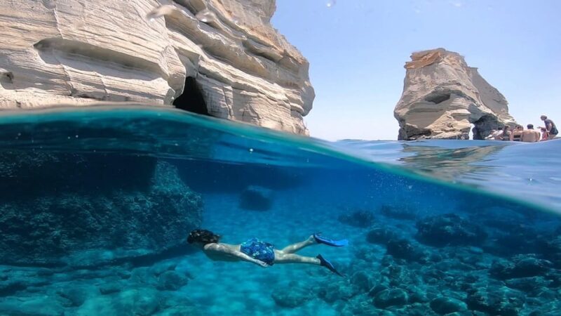 Adamantas: Full-Day Milos & Poliegos Boat Tour with Meals - Key Points
