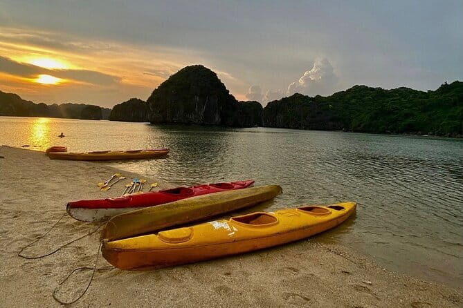 Admire Sunset & Plankton Bioluminescent Night Kayak in Lan Ha Bay - Key Points