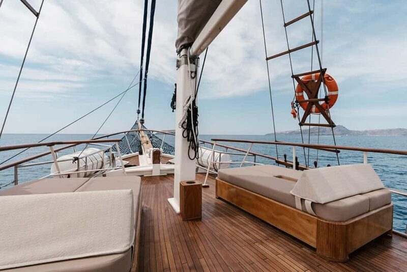 Adonis Luxury Schooner Santorini Full Day Cruise - The Itinerary — What to Expect
