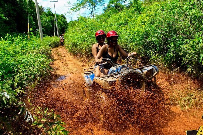 Adrenaline day driving ATVs doing Ziplines and swimming in a Cenote from Cancun - FAQ