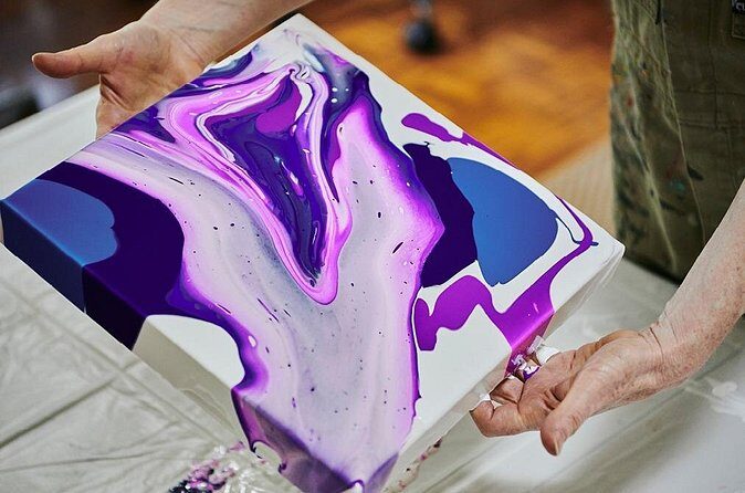 Adventures in Abstract Paint Pouring - The Atmosphere and Group Dynamics