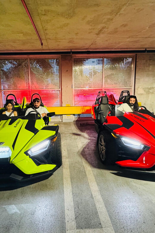 Affordable Polaris Slingshot - Hourly Rentals Available - The Allure of Miami from Behind the Wheel of a Slingshot