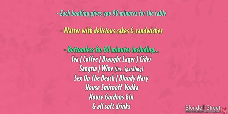 Afternoon Tea at Blundells Supper Club (Liverpool) - Practicalities and Tips