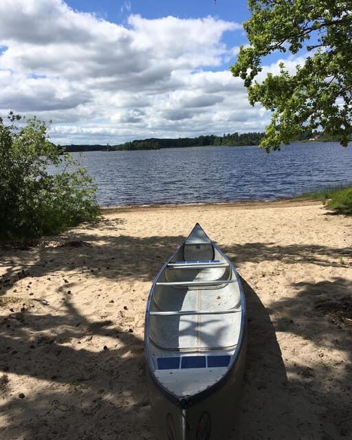 Agunnaryd: Canoe Rental with Life Jackets and Paddles - Key Points