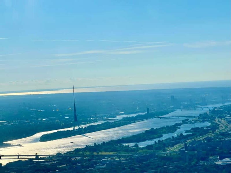 Airplane flight over Riga or Latvia - Discovering Riga from the Air: A Practical Review