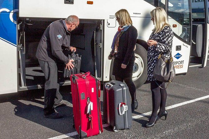 Airport Express Shared Departure transfer from Reykjavik City to Keflavik Airport - Key Points