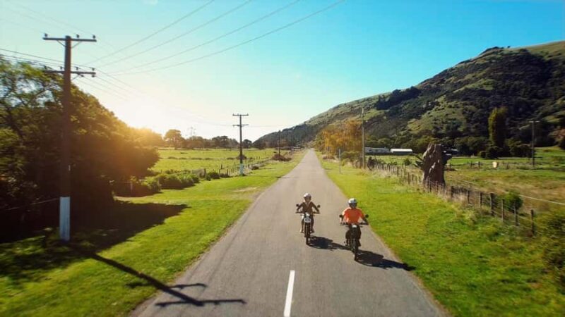Akaroa: Lonely Beach Trail by E-Scooter. selfguided day out - The Sum Up