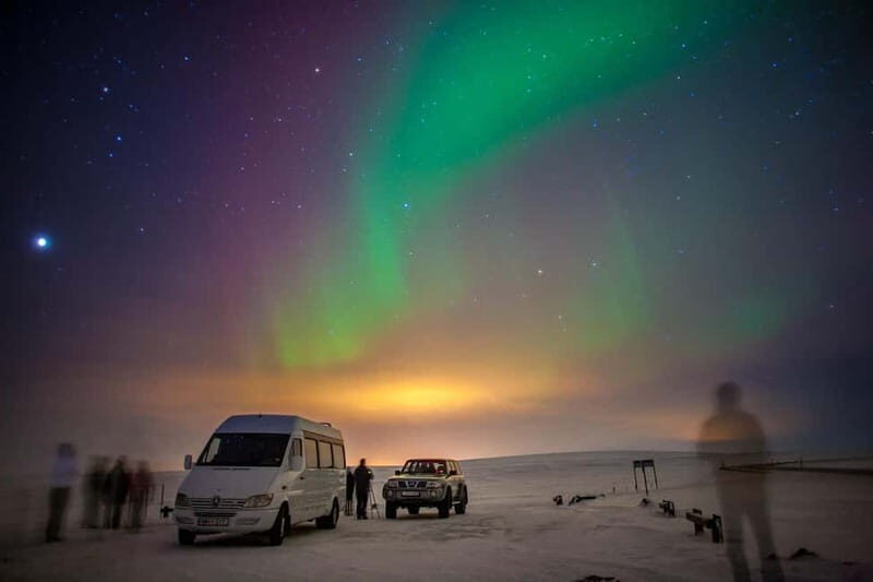 Akureyri: Northern Lights Hunt with Forest Lagoon Entry - Key Points