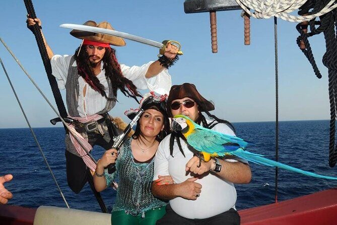 Alanya Grand Pirate Boat Tour with Lunch, Soft Drinks & Transfer - Key Points