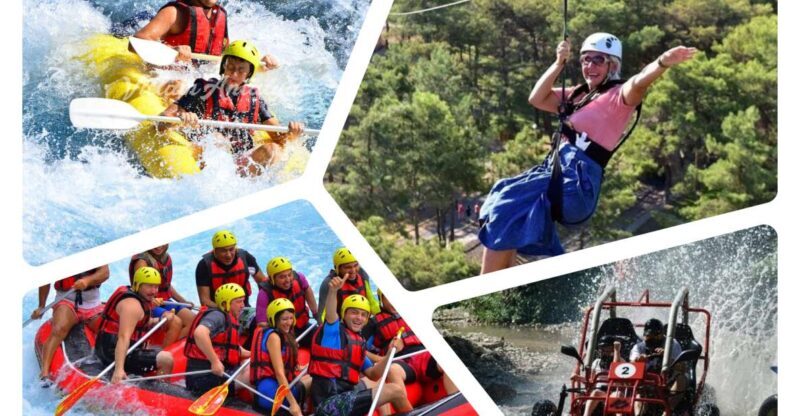 Alanya : Rafting, Quad/ Buggy & Zipline Adventure Combo Tour - What’s Included and What’s Not