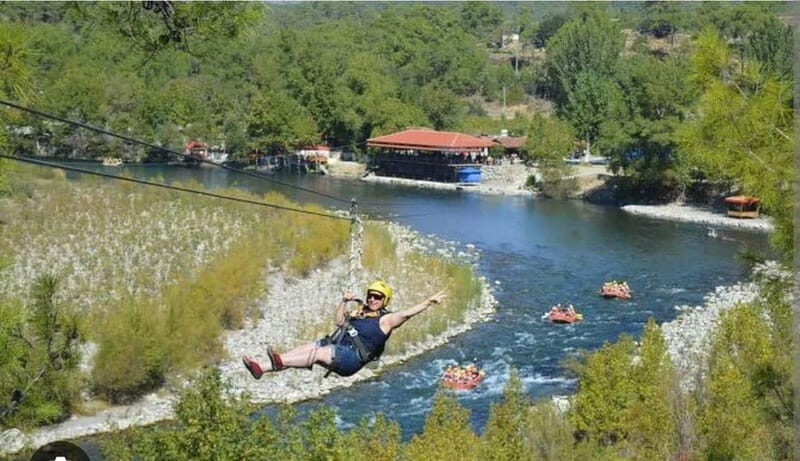 Alanya/Side/Belek: Rafting Mix W/Jeep, Quad, Zipline options - A Close Look at What to Expect