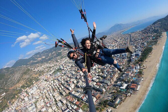Alanya Tandem Paragliding Everyday w/ Free Hotel Transfer - Key Points