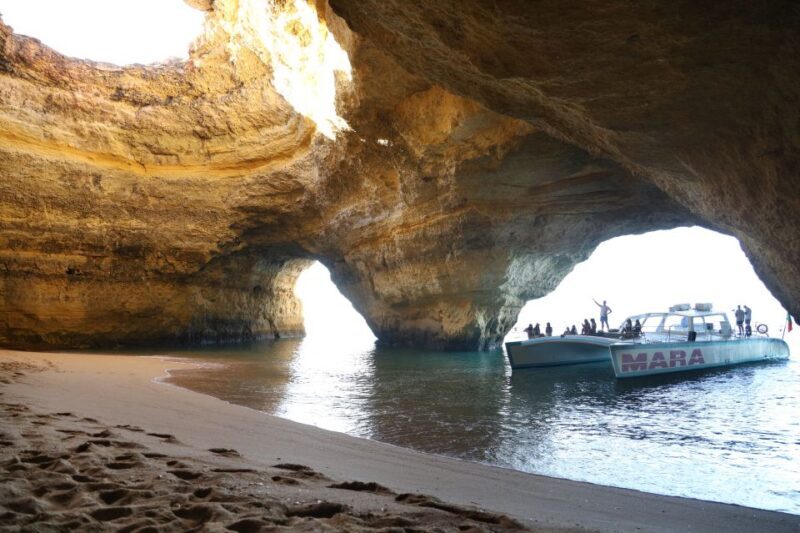 Albufeira: Caves and Coastline Catamaran Cruise to Benagil - Key Points