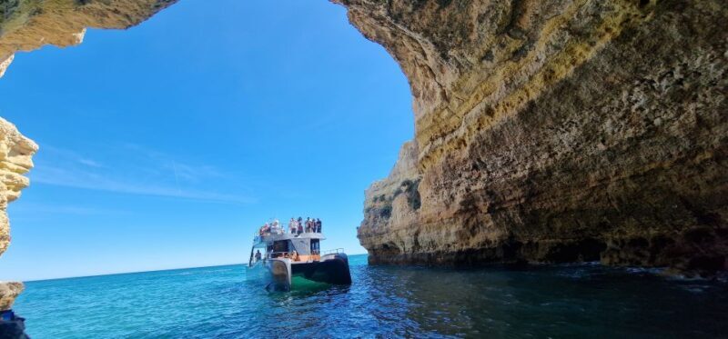 Albufeira: Coastline and Benagil Caves Tour by Catamaran - Albufeira: Coastline and Benagil Caves Tour by Catamaran