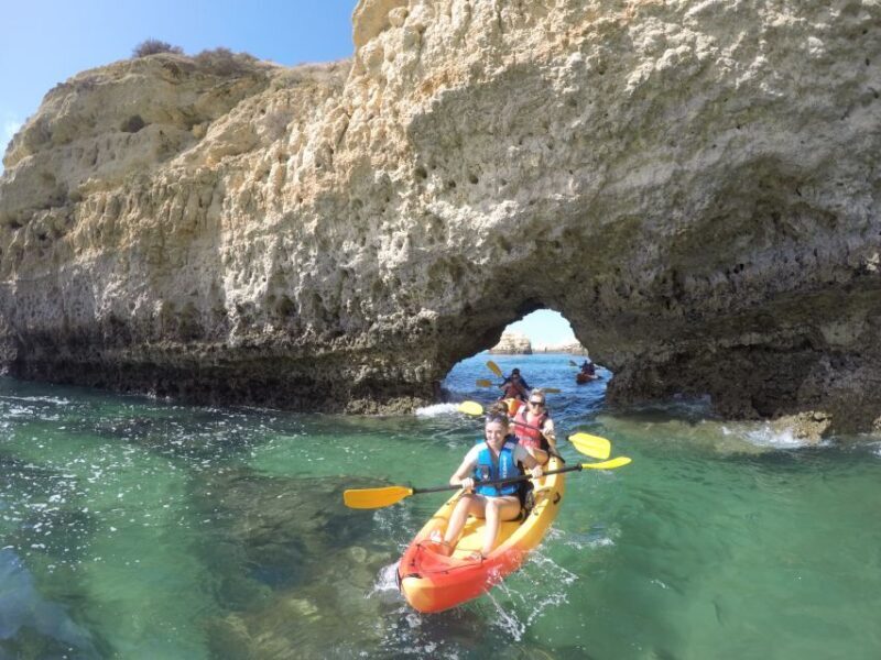 Albufeira: Hidden Beaches & Cliffs Guided Kayak Cave Tour - The Return Paddle and Overall Journey