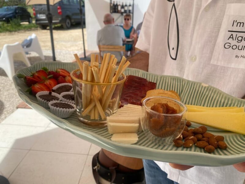 Albufeira/Porches/Vilamoura: Wine Tasting with Tapas & Music - Key Points