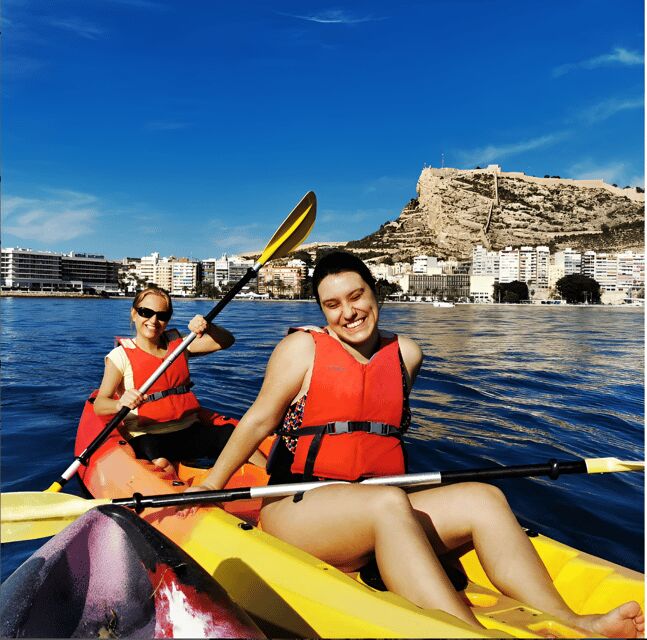 Alicante: Double Kayak Rental with Snorkel or Tapa and drink - An Honest Exploration of the Alicante Kayak Tour